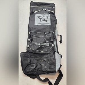 TigerxBang Inflatable Paddleboard Bag SUP Backpack Black Gray Travel Case
